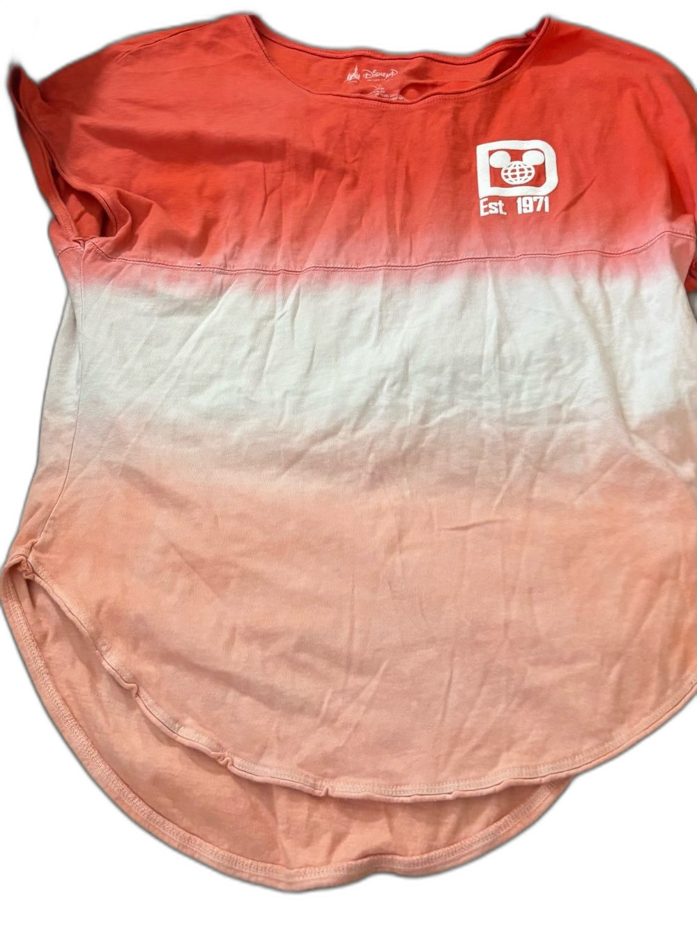 Disney Parks Spirit Jersey XS Walt Disney World Ombre Pink Tee